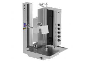 Robot shaorma kebab electric KALITEGAZ cu 5 arzatoare