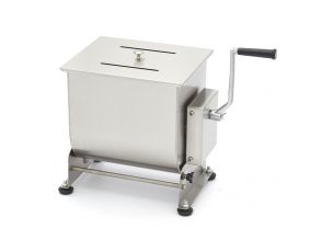 Malaxor carne manual inox 16 kg / cuva basculanta