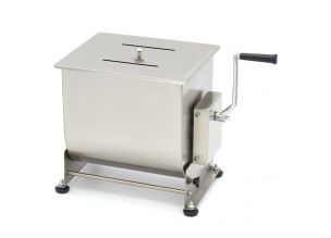 Malaxor carne manual inox 25 kg / cuva basculanta