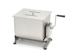 Malaxor carne manual inox 35 kg / cuva basculanta