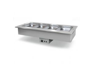 Modul bain marie drop-in 4 GN1/1