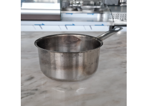 Cratita inox cu maner 1,5 lt