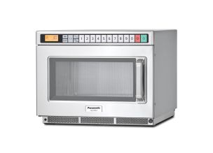 Cuptor profesional cu microunde digital programabil Panasonic cu 2 spatii de gatit, inox, 18 lt