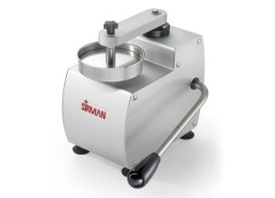 Formator hamburger manual SIRMAN operational cu matrite interschimbabile Ø 100, 130, 150, 180 mm