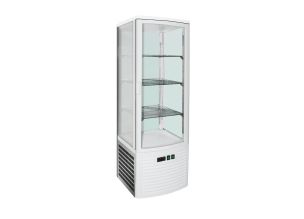 Vitrina frigorifica, racire ventilata, inox, 235 lt, 51*48*165 cm