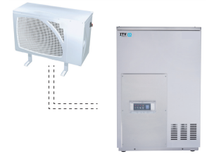 Masina fulgi de gheata granulara profesionala ITV modulara + condensator exterior, capacitate 565 kg / zi