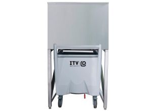 Container stocare gheata ITV capacitate 140 kg + carucior 112 kg
