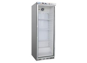 Dulap frigorific vertical inox, cu 1 usa din sticla, 350 lt