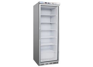 Dulap congelator vertical inox, cu 1 usa din sticla, 350 lt