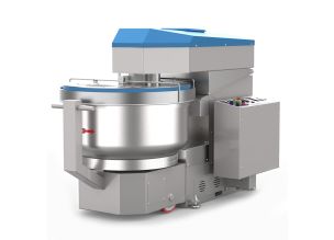 Malaxor aluat cu cap rabatabil, 2 viteze, 420 lt, 150 kg, carucior, 225*150*205 cm