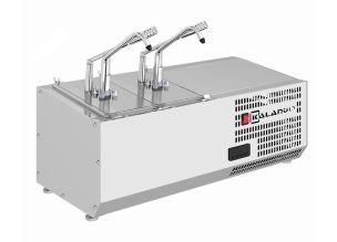 Unitate rece KALANDO dozare sosuri cu 2 pompe dozator si 2 cuve GN 1/4 200