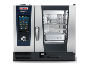 Cuptor profesional RATIONAL iCombi Pro gastro/patiserie electric, cu umidificare automata si boiler, 6 tavi GN1/1