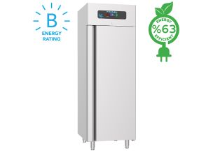 Dulap frigorific vertical inox, FRENOX cu 1 usa, Eficienta Energetica, 700 lt