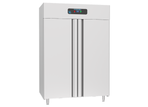 Dulap congelator vertical inox, FRENOX cu 2 usi, Eficienta Energetica, 1400 lt