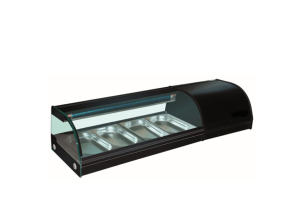 Vitrina ingrediente sushi, inox, 4 cuve GN1/3, 120*41.5*30 cm