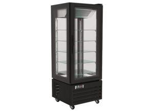 Vitrina frigorifica ventilata, pentru cofetarie, profesionala, 431 lt, 65*65*195 cm