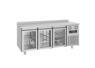 Masa rece FRENOX, profesionala, Eficienta Energetica, inox, 3 usi, 400 lt, 186.5*60*85 cm