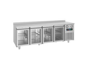 Masa rece FRENOX, profesionala, Eficienta Energetica, inox, 4 usi, 550 lt, 233*60*85 cm