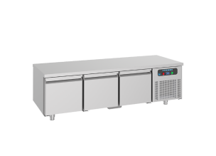 Masa rece FRENOX, profesionala, inox, 3 usi undercounter, 280 lt, 187*70*60 cm
