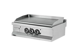 Grill electric dublu, plita neteda, inox, 90*64*29 cm