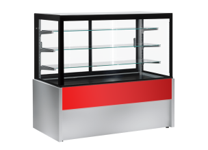 Vitrina frigorifica orizontala, cofetarie, geam drept 120 cm