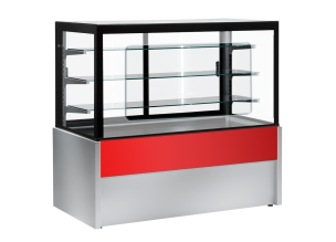 Vitrina frigorifica orizontala, cofetarie, geam drept self service 120 cm