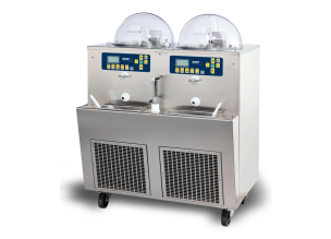 Masina multifunctionala dubla cu kit spalare STAF59 pentru a produce, expune, conserva si servi inghetata 15+15 lt/h